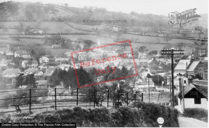 Photo of Sidford, Core Hill c.1955