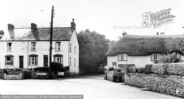 Photo of Sidford, Exeter And Sidmouth Roads c.1955