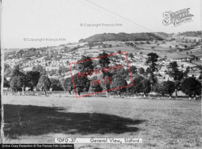 Photo of Sidford, General View c.1960