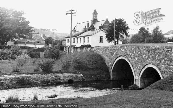 Photo of Sidford, The Bridge And River Sid c.1955