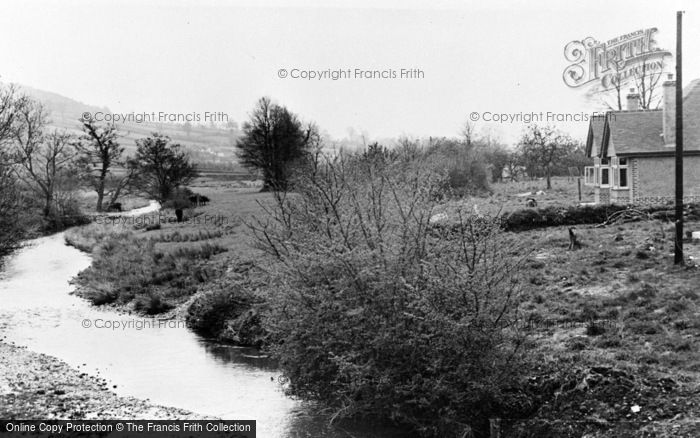 Photo of Sidford, The River Sid c.1955