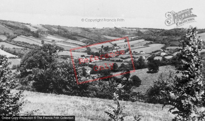 Photo of Sidford, View From Seaton Road c.1955