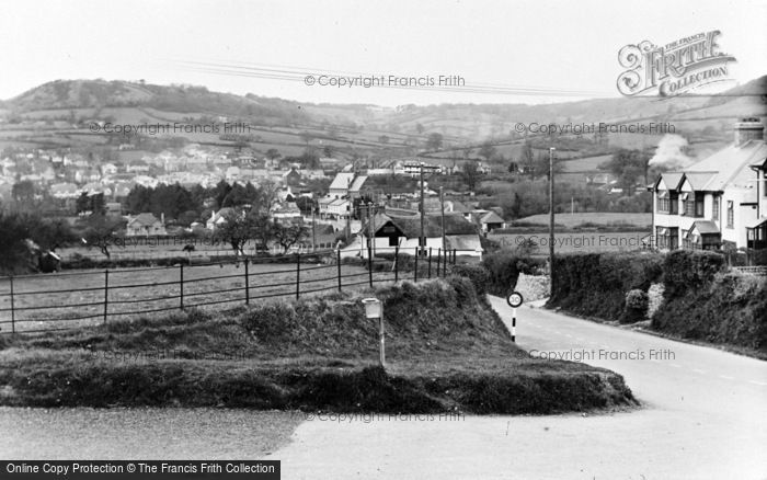Photo of Sidford, View From Steven's Cross c.1955