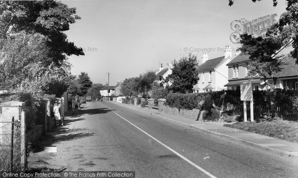 Photo of Sidlesham, Selsey Road c.1955
