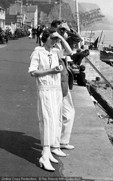 Photo of Sidmouth, A Fashionable Couple 1924