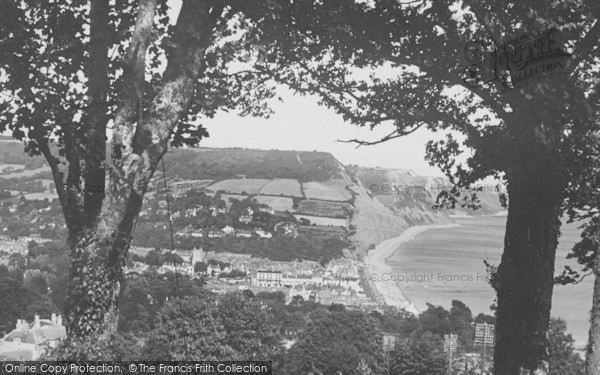 Photo of Sidmouth, A Peep Through The Trees c.1960