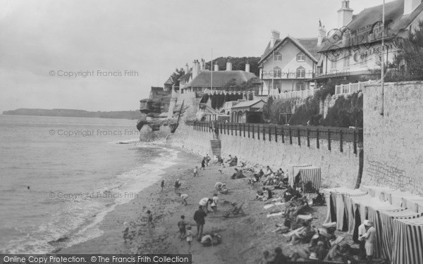 Photo of Sidmouth, Bathing Beach 1928