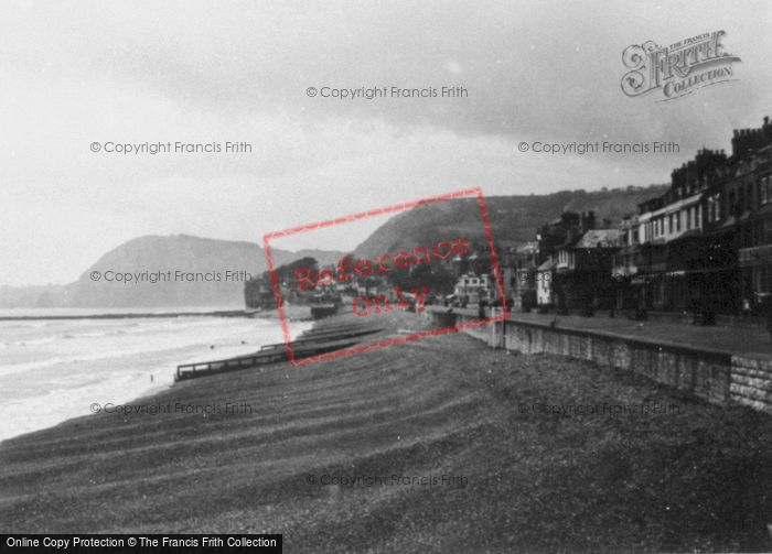 Photo of Sidmouth, Beach From East c.1950