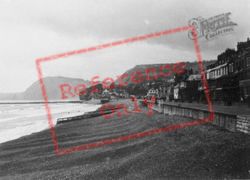 Beach From East c.1950, Sidmouth