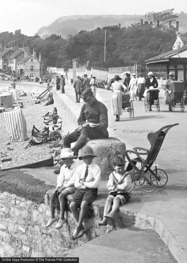 Sidmouth, Boys at the Seaside 1918