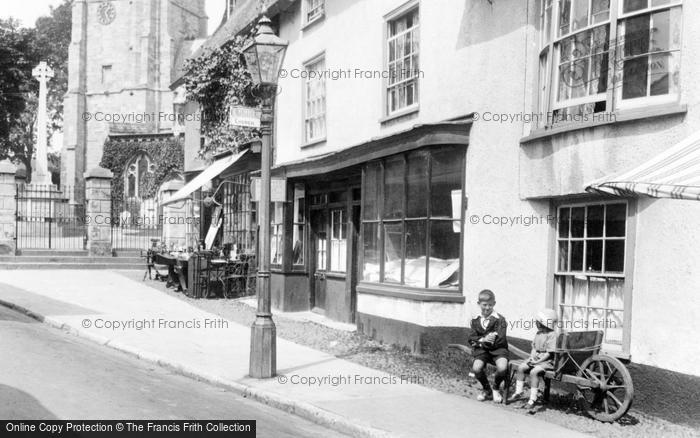 Photo of Sidmouth, Children In Church Street 1924