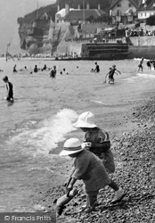 Children On The Beach 1924, Sidmouth