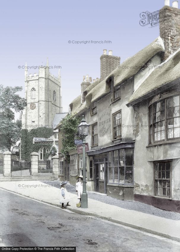 Sidmouth, Church Street 1906