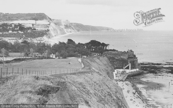 Photo of Sidmouth, Coastline From Peak Hill c.1960