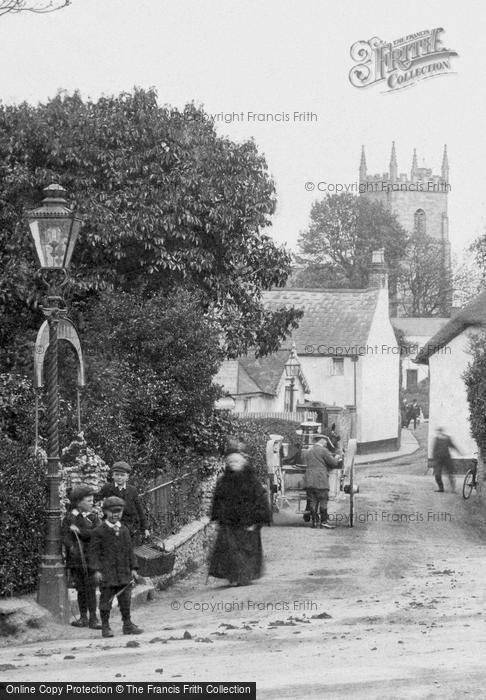 Photo of Sidmouth, Coburg Road And Church 1914