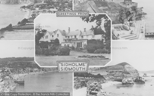 Photo of Sidmouth, Composite c.1960