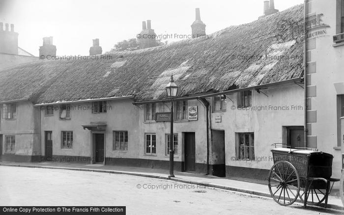 Photo of Sidmouth, Cottages, High Street c.1900