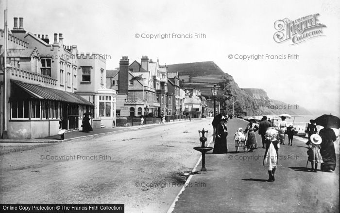 Photo of Sidmouth, Esplanade And Bedford Hotel 1904
