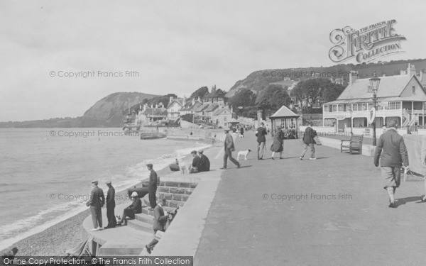 Photo of Sidmouth, Esplanade Looking West 1928