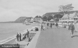 Esplanade Looking West 1928, Sidmouth
