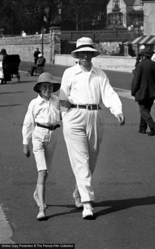 Sidmouth, Father and Son 1924