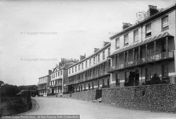 Photo of Sidmouth, Footfield Terrace 1895
