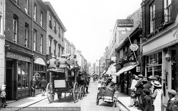 Photo of Sidmouth, Fore Street 1904