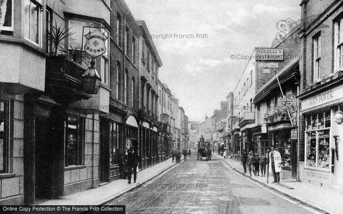 Photo of Sidmouth, Fore Street 1906