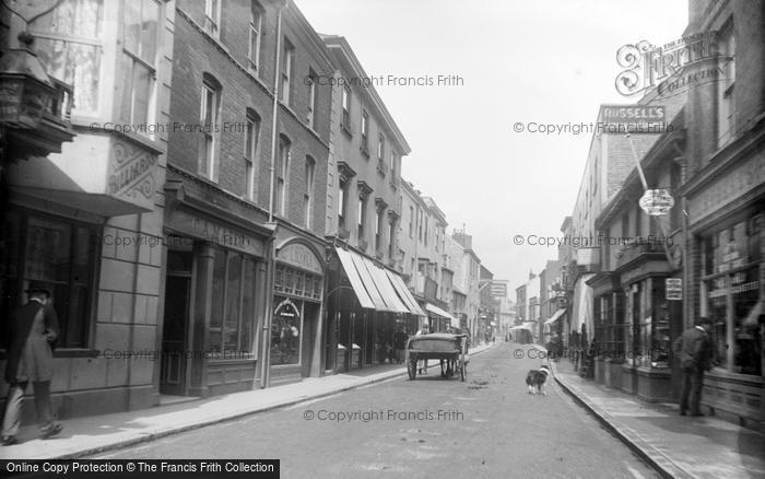 Photo of Sidmouth, Fore Street c.1900