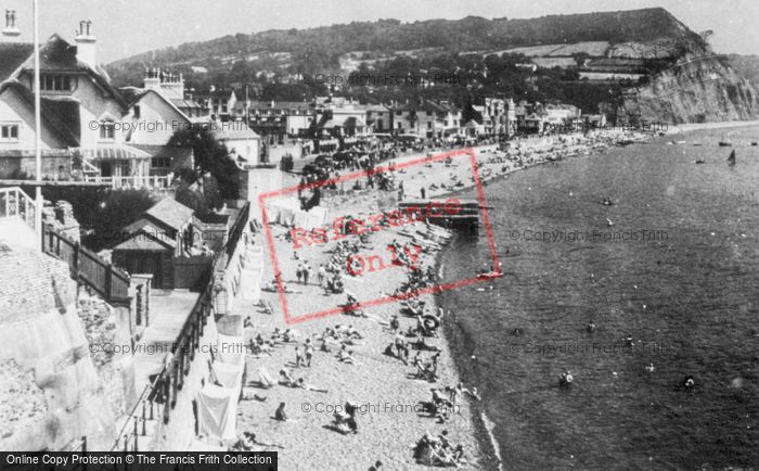 Photo of Sidmouth, From Connaught Gardens c.1955