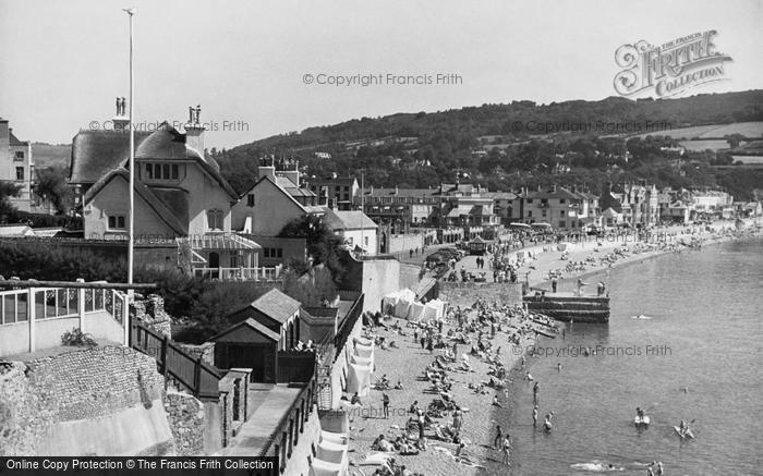 Photo of Sidmouth, From Connaught Gardens c.1955