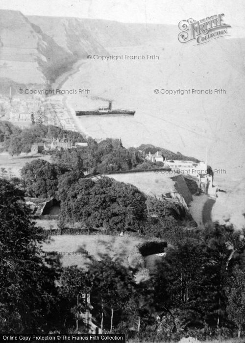 Photo of Sidmouth, From Peak Hill c.1880