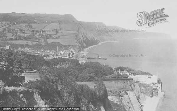 Photo of Sidmouth, From Peak Hill c.1900