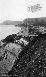 From Salcombe Hill 1906, Sidmouth