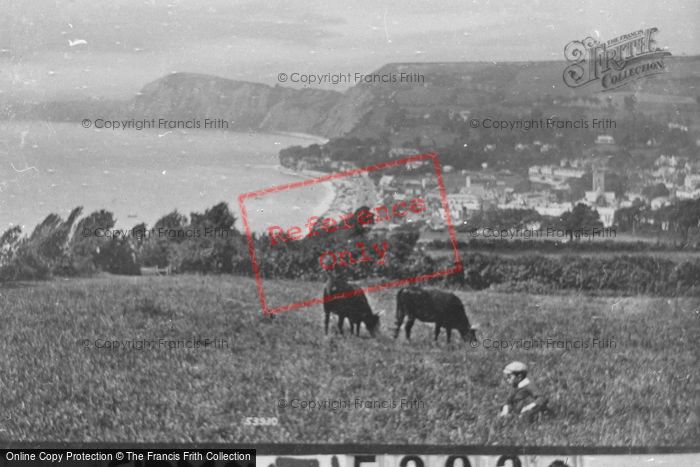 Photo of Sidmouth, From Salcombe Hill 1906