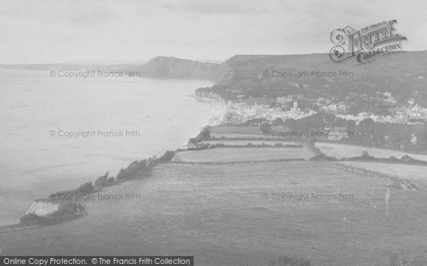 Photo of Sidmouth, From Salcombe Hill 1918