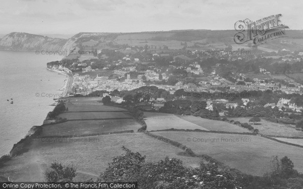 Photo of Sidmouth, From Salcombe Hill 1928