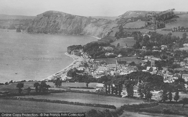 Photo of Sidmouth, From Salcombe Hill c.1900