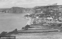 From Salcombe Hill c.1950, Sidmouth