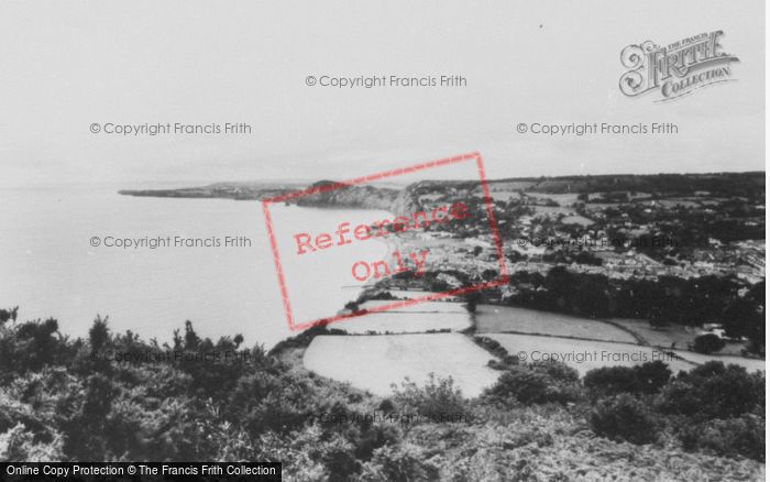 Photo of Sidmouth, From Salcombe Hill c.1960