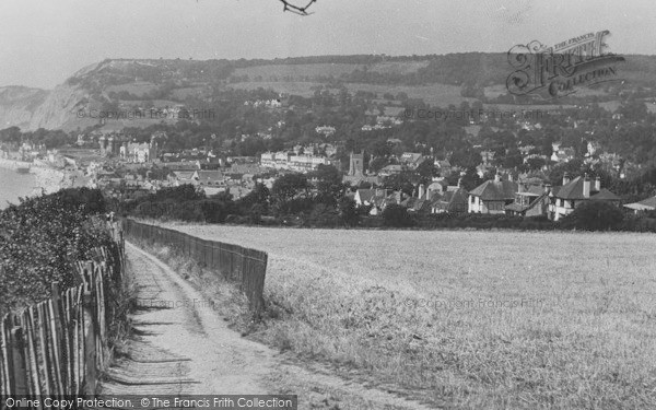 Photo of Sidmouth, From The Cliff c.1955