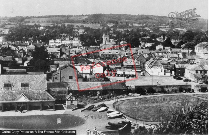Photo of Sidmouth, From The Cliffs c.1955
