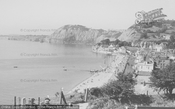 Photo of Sidmouth, From The East c.1955