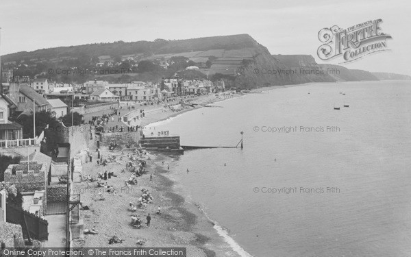 Photo of Sidmouth, From West 1925