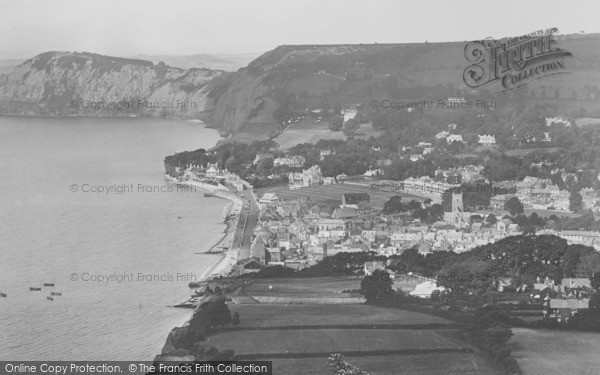 Photo of Sidmouth, General View 1928