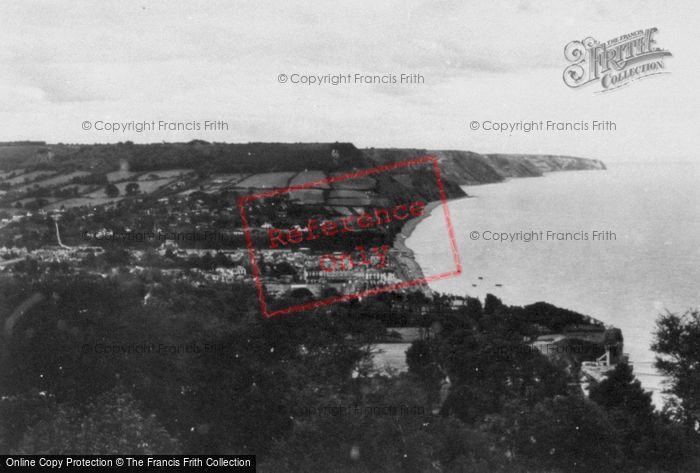 Photo of Sidmouth, General View c.1950