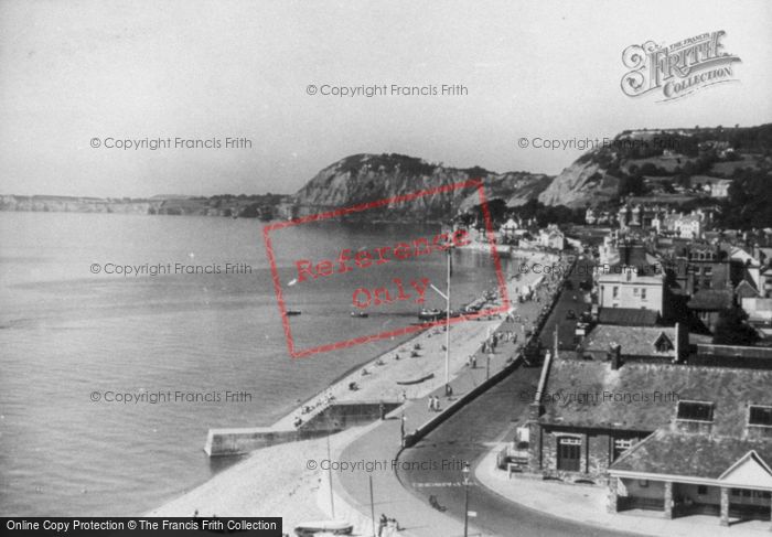 Photo of Sidmouth, General View c.1955
