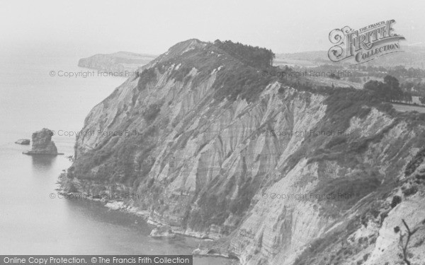 Photo of Sidmouth, High Peak And Cliffs c.1960