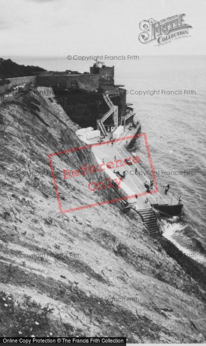 Photo of Sidmouth, Jacob's Ladder Beach c.1960