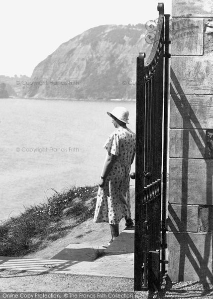 Photo of Sidmouth, Looking Out To Sea 1934